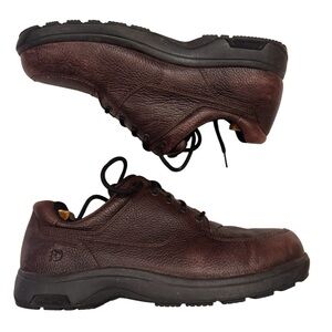 Dunham Dark Brown Leather Oxfords